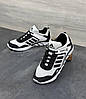 Чоловічі літні кросівки Adidas Terrex White Black Взуття Адідас Терекс білі з чорним сітка текстиль легкі дихаючі весна літо, фото 4