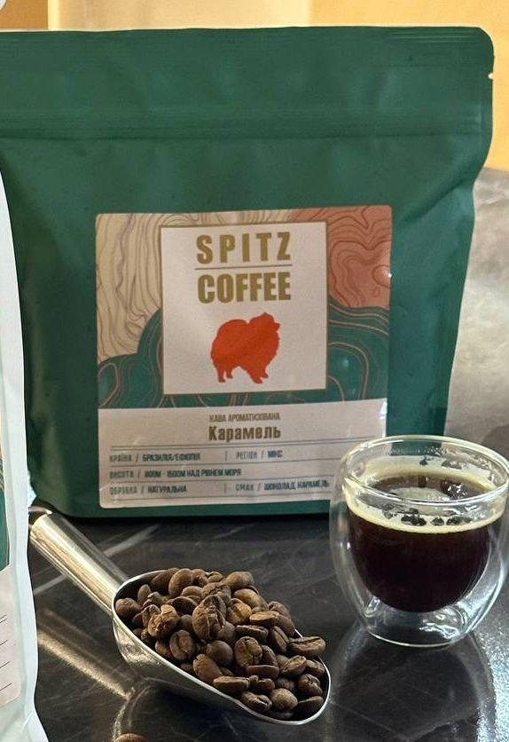 Кава SPITZ Карамель в зернах  250 гр