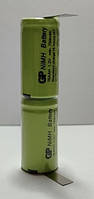 Акумулятор Gp 2* 2/3AA 2.4V 750 mAh на машинку для стриження волосся або бритву