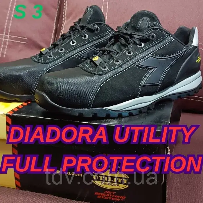 Оригінал.Спец взуття.Кросівки DIADORA glove tech low pro s3