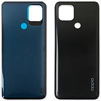 Задня кришка Oppo A15, A15s, A35 (чорна оригінал Китай)