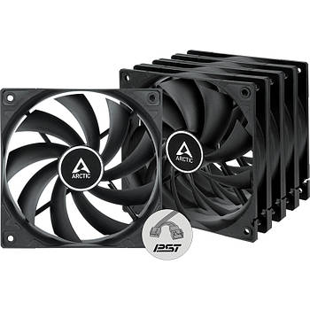 Кулер до корпусу ARCTIC F12 PWM PST, чорний, 5 шт.