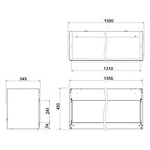 Електрокамін Dimplex Opti-V Double PGF-20 з 5D ефектом полумʼя, звуком та дровами, фото 3