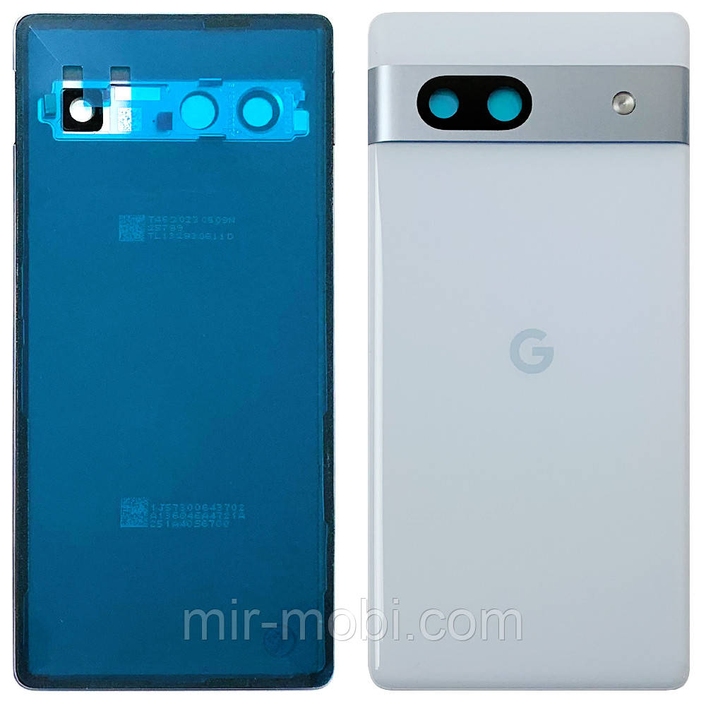 Задня кришка Google Pixel 7a (блакитна оригінал Китай зі склом камери)