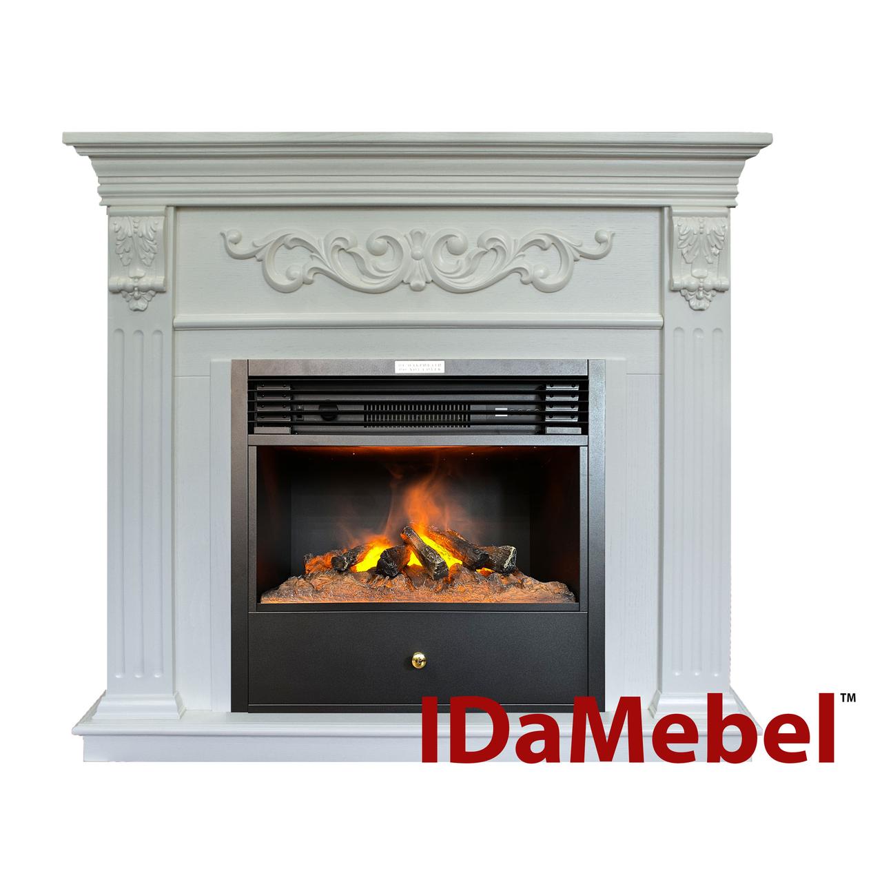 Камінокомплект IDaMebel Marseille Білий Ясінь Etna SF05