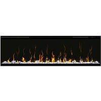 Електрокамін з обігрівом Dimplex Ignite XL 50 (XLF50) з кристалами, кольорами + Подарунок! Комплект дров керамічних
