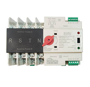 Автоматичне введення резерву (АВР) 100А для генератора, зарядної станції/трифазний