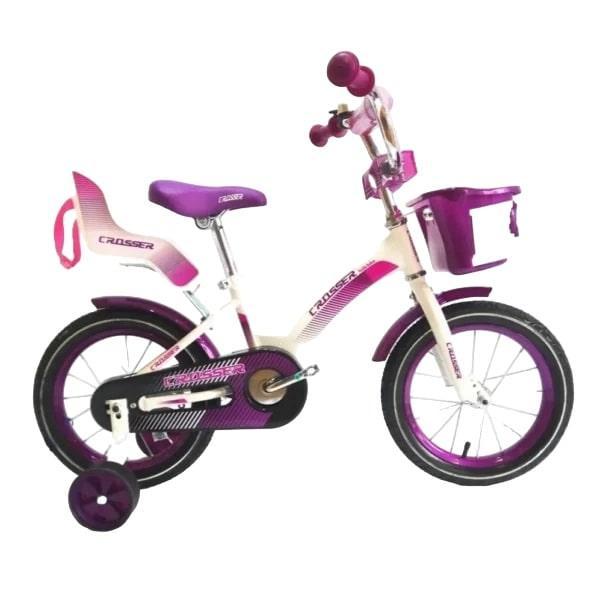 Дитячий велосипед Crosser Kids Bike-3 16? біло-рожевий