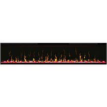 Електрокамін з обігрівом Dimplex Ignite XL 74 (XLF74) з кристалами, кольорами + Подарунок! Комплект дров керамічних, фото 6
