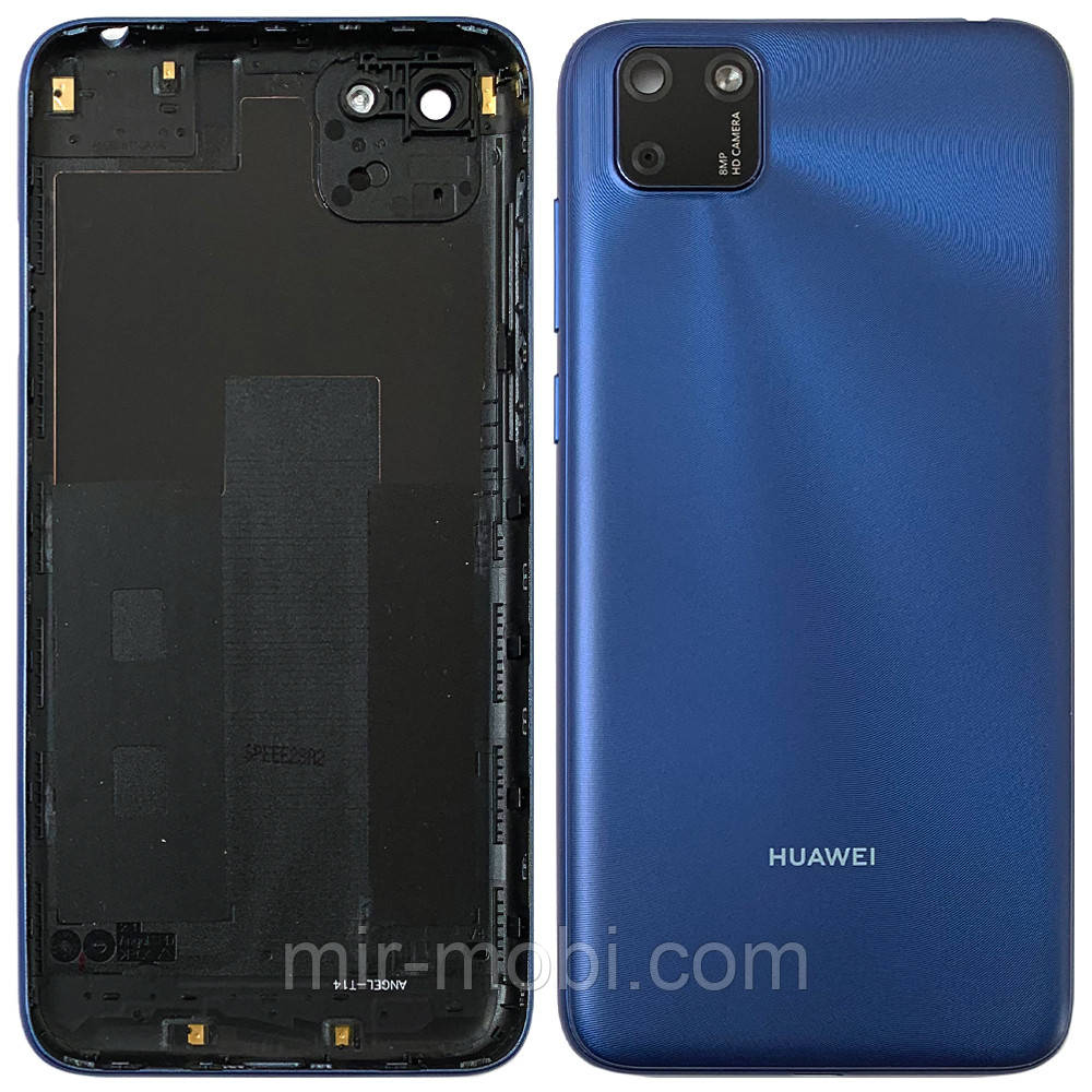 Задня кришка Huawei Y5p 2020 DRA-LX9 (синя оригінал Китай)