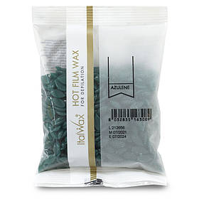 Гарячий плівковий віск у гранулах Italwax - АЗУЛЕН, 100 гр.