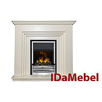 Камінокомплект IDaMebel Gloria Білий Flagstaff
