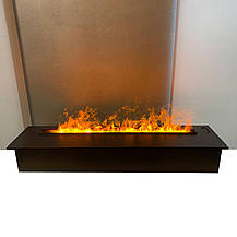 Електрокамін паровий A-Fire Cassette SF100 LOG зі справжнім 3D ефектом полумʼя, звуком та дровами, фото 4