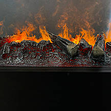 Електрокамін паровий A-Fire Cassette SF100 LOG зі справжнім 3D ефектом полумʼя, звуком та дровами, фото 6