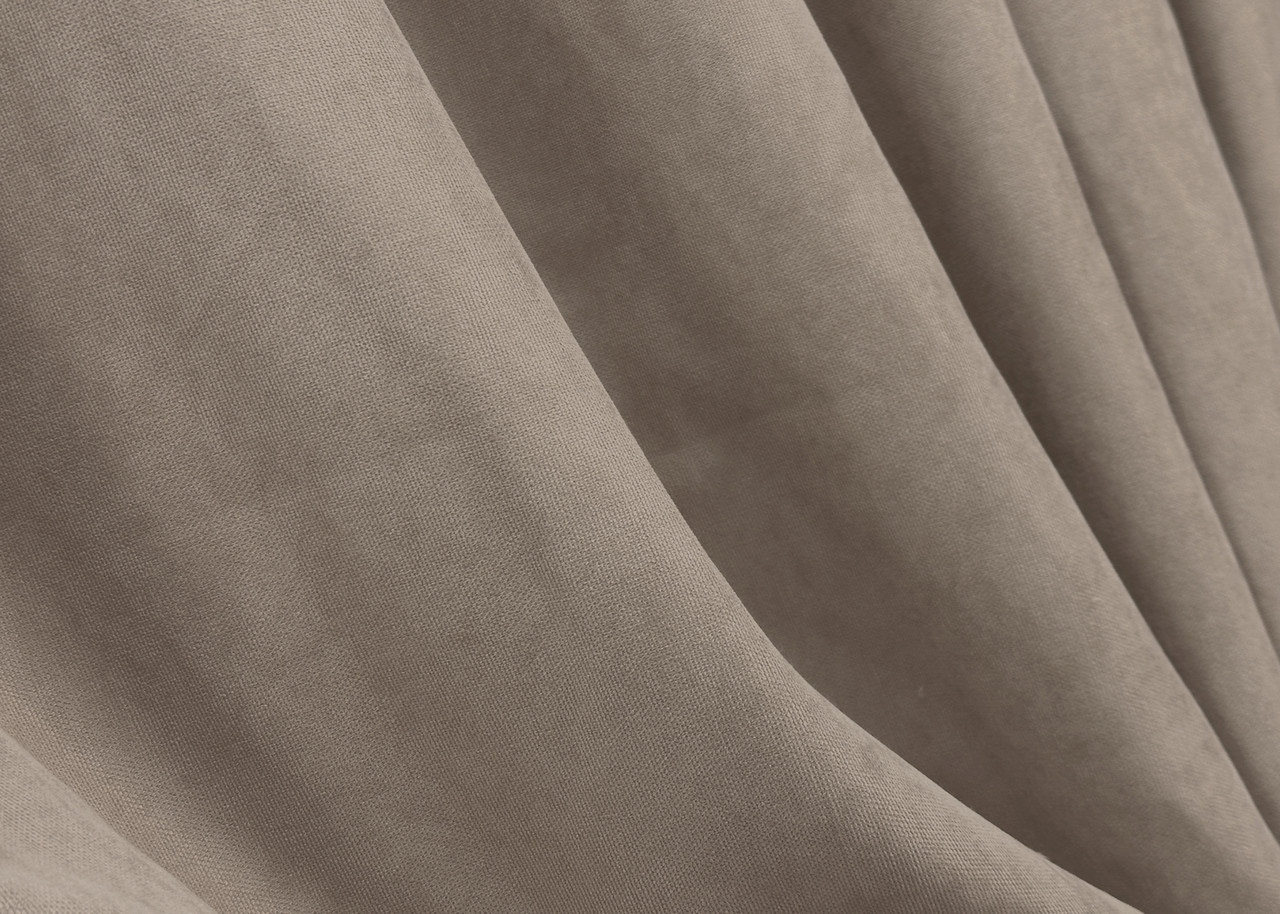 Шторна тканина мікровелюр Petek. Колір какао. Код 1487ш, фото 1