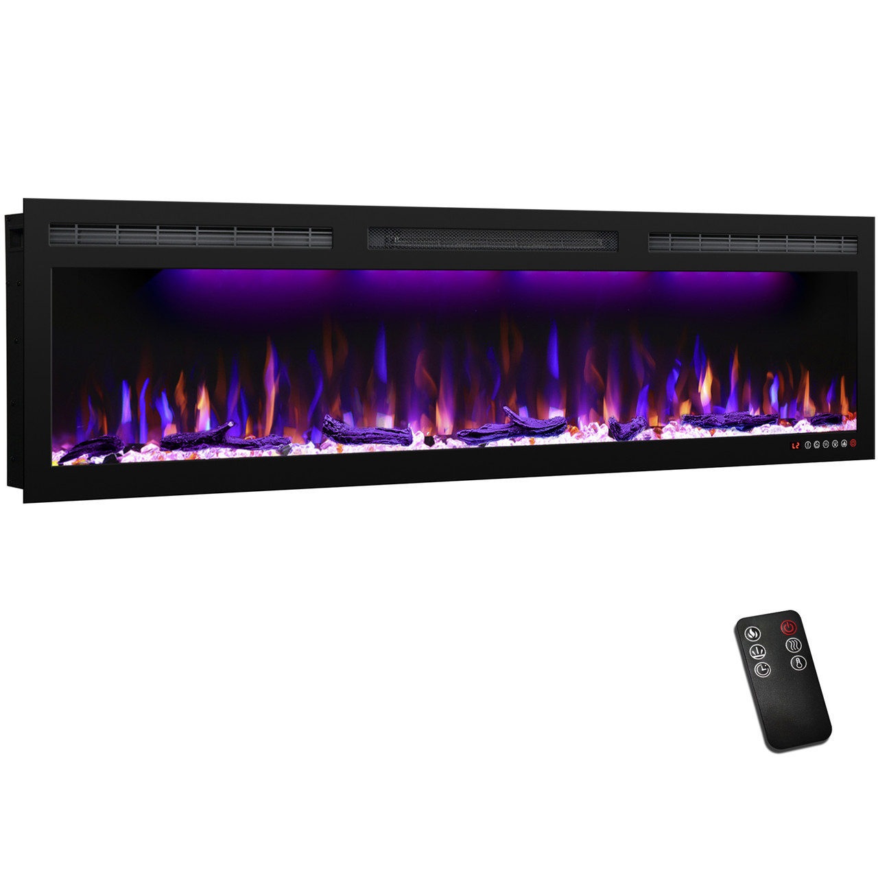 Електрокамін з обігрівом Royal Flame Crystal 60 зі звуком