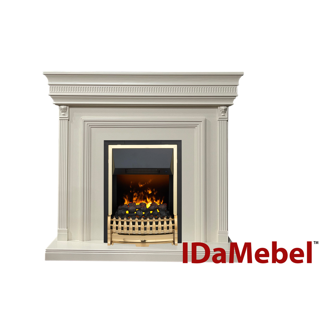 Камінокомплект IDaMebel Beethoven білий Atherton