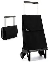Сумка-візок складна компактна Rolser Plegamatic 40 літрів, чорний
