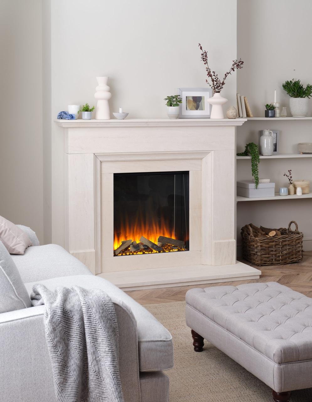 Електрокамін із обігрівом British Fires NEW FOREST 650SQ