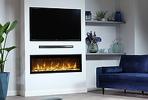 Електрокамін з обігрівом Dimplex Ignite Evolve 60 (EVO1500) з дровами та кристалами скла, фото 6