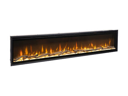 Електрокамін з обігрівом Dimplex Ignite Evolve 74 (EVO1800) з дровами та кристалами скла, фото 1