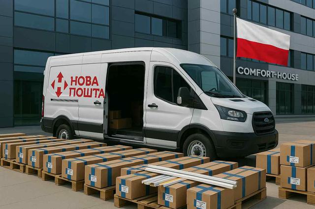 доставка привіконного профілю по Україні