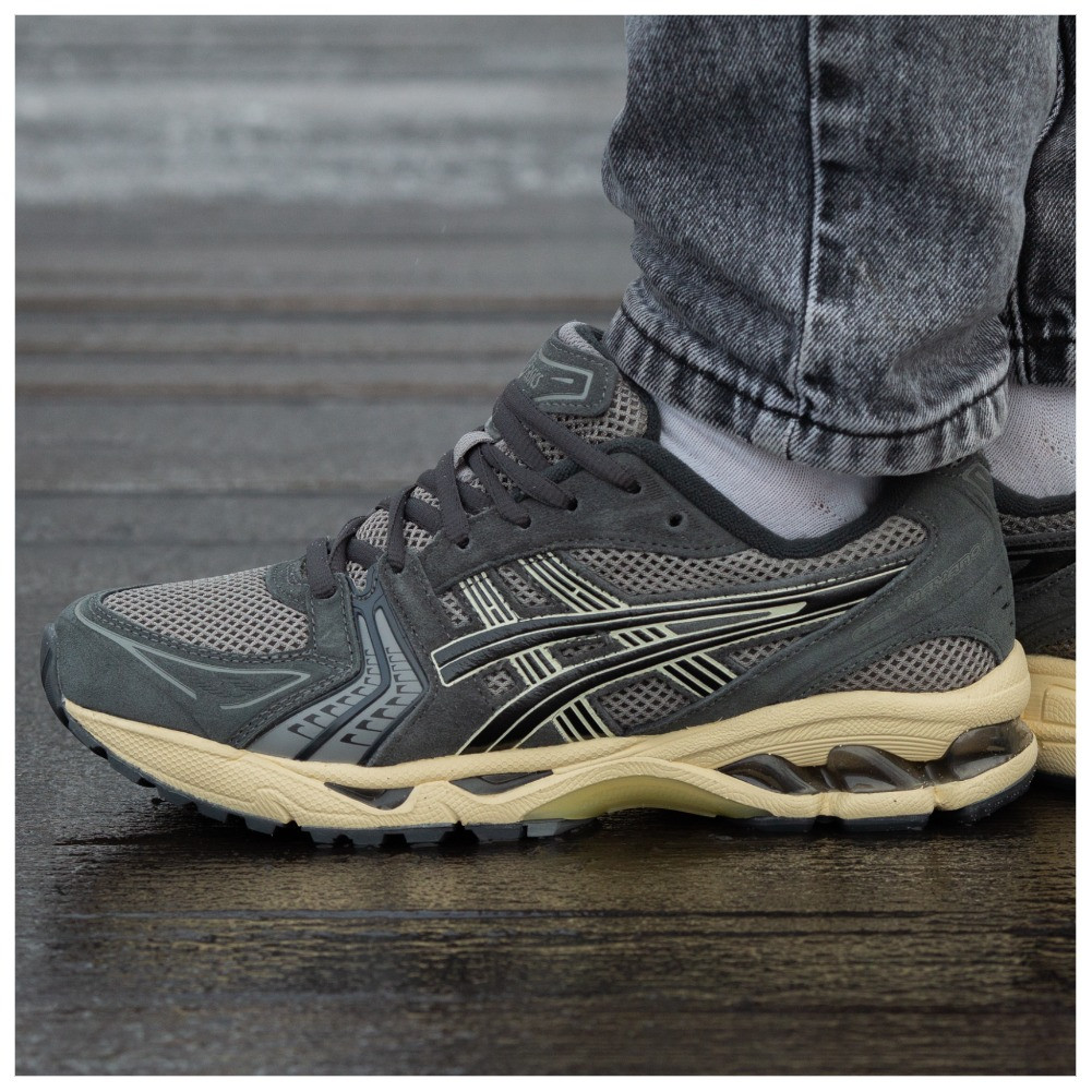 Чоловічі / жіночі кросівки Asics Gel-Kayano 14 Suede Grafit, замшеві кросівки асікс гель каяно 14