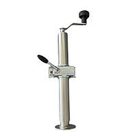 Опорна стійка домкратна для причепа TECHSTOR 500 кг з хомутом кріплення