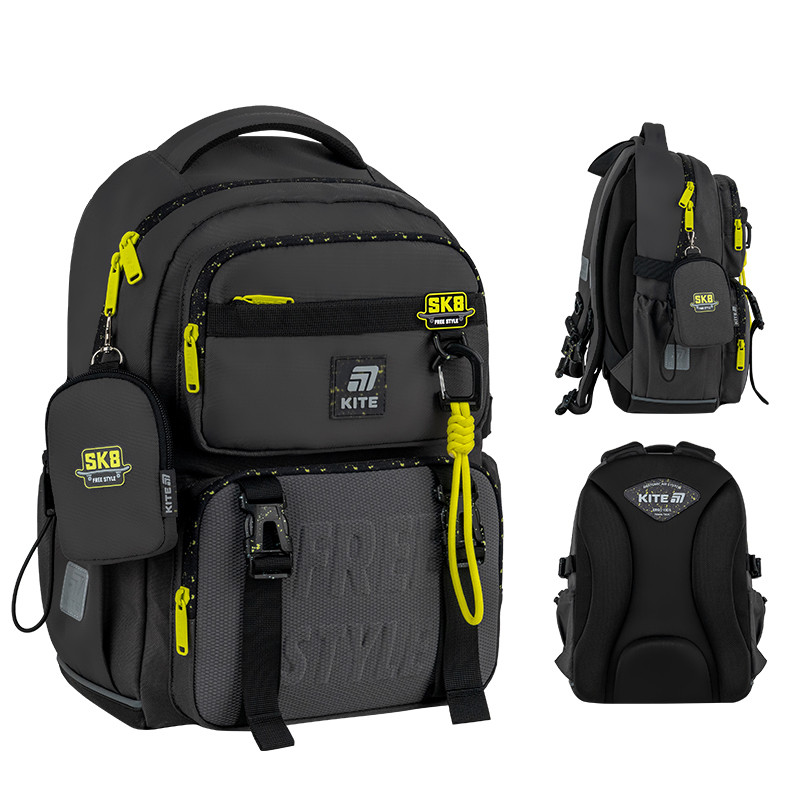 Рюкзак Kite Education 1022M-3 Free Style 39x28x12,5 см