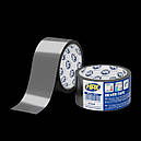 Стрічка клейка металізована HPX Silver Tape 50мм x 25м срібляста (Бельгія) ST5025, фото 3