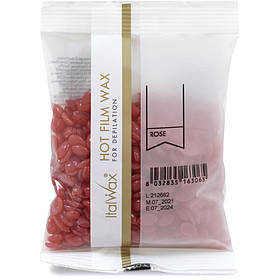 Гарячий плівковий віск у гранулах Italwax - Троянда, 100 гр.