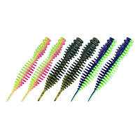 Силікон Veduta Air Worm 3″ 6шт. Mix #6