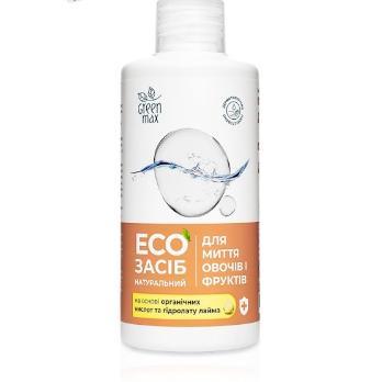 Екозасіб натуральний для миття овочів та фруктів ,200 мл ,Green Max, фото 1