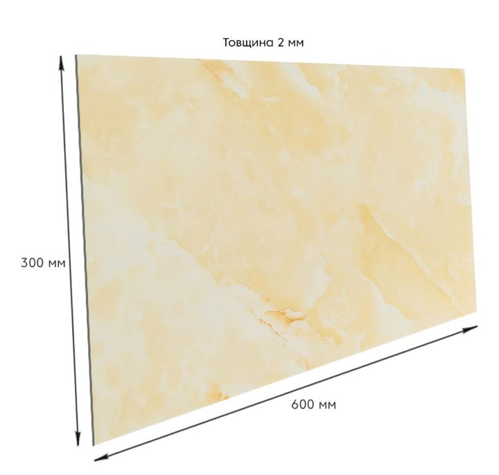 Гнучка стінова плитка, легка плитка з клейовим шаром, плитка самоклейна pet Sand 600х300х2мм, фото 1