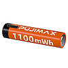 4 Акумулятора Pujimax AAA с USB Type-C 733mAh + кабель + кейс, Orange, фото 6