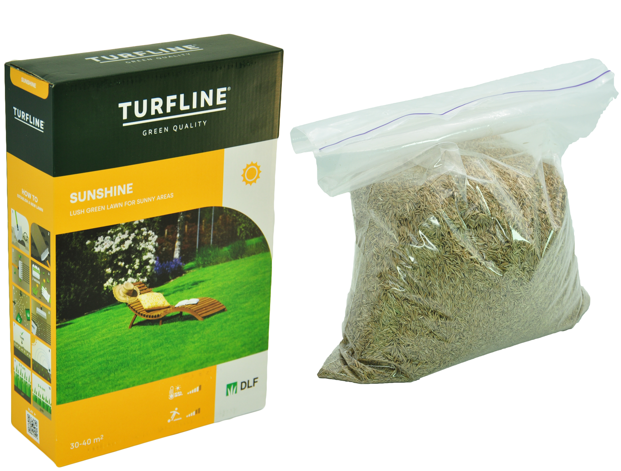 Насіння газону Sunshine Turfline 1 кг DLF Trifolium (без упаковки)