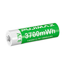 Акумулятор Pujimax 14500 із заряджанням USB TYPE-C 3.7V Li-Ion, 1000mAh, фото 3