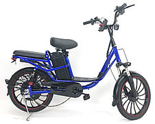 Eлектровеловипед MINAKO PRO 20" (600W 60V 21Ah) Cиній NEW, фото 3