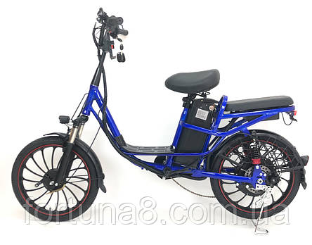 Eлектровеловипед MINAKO PRO 20" (600W 60V 21Ah) Cиній NEW, фото 1