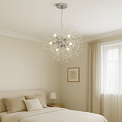 Люстра Конфетті  Artlight цоколь G9 ламп 9 шт колір Хром D555/9CH