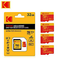 Карта памяти Kodak Micro SD 32 Гб/64 ГБ/128 ГБ/256 ГБ Class 10