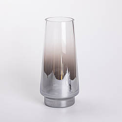 Скляна ваза для квітів 2.6 л декоративна прозора ваза для букета 30 см декоративна прозора ваза для букета 30 см