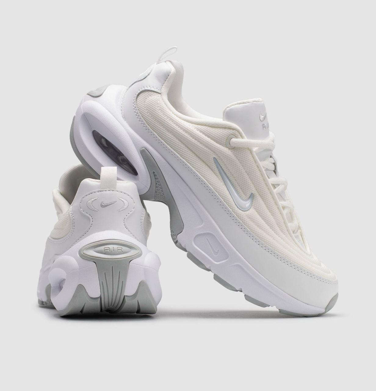 Кросівки Nike Air Max Portal White Grey Взуття Найк Аір Макс Портал білі текстиль шкіра унісекс демісезон