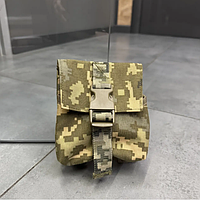 Двойной подсумок для гранаты двойной ргд, F-1 на Молли, Пиксель, Cordura 1000D, Армейский двойной подсумок