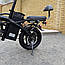 Електровелосипед ASKMY U15 MAX 48V 600W 15Ah | складний з амортизацією, додатковим сидінням та кошиком, фото 4