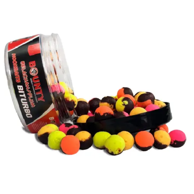 Бойл BOUNTY Преміум BITURBO BELACHAN/PLUM Mікс-квітів 14мм (ферментована креветка/зливу),25BCR0434, фото 1