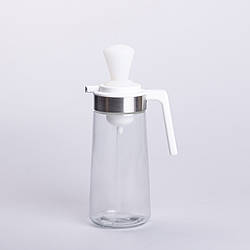 Пляшка для олії з дозатором 550 мл скляна пляшка для оливкової та соняшникової олії