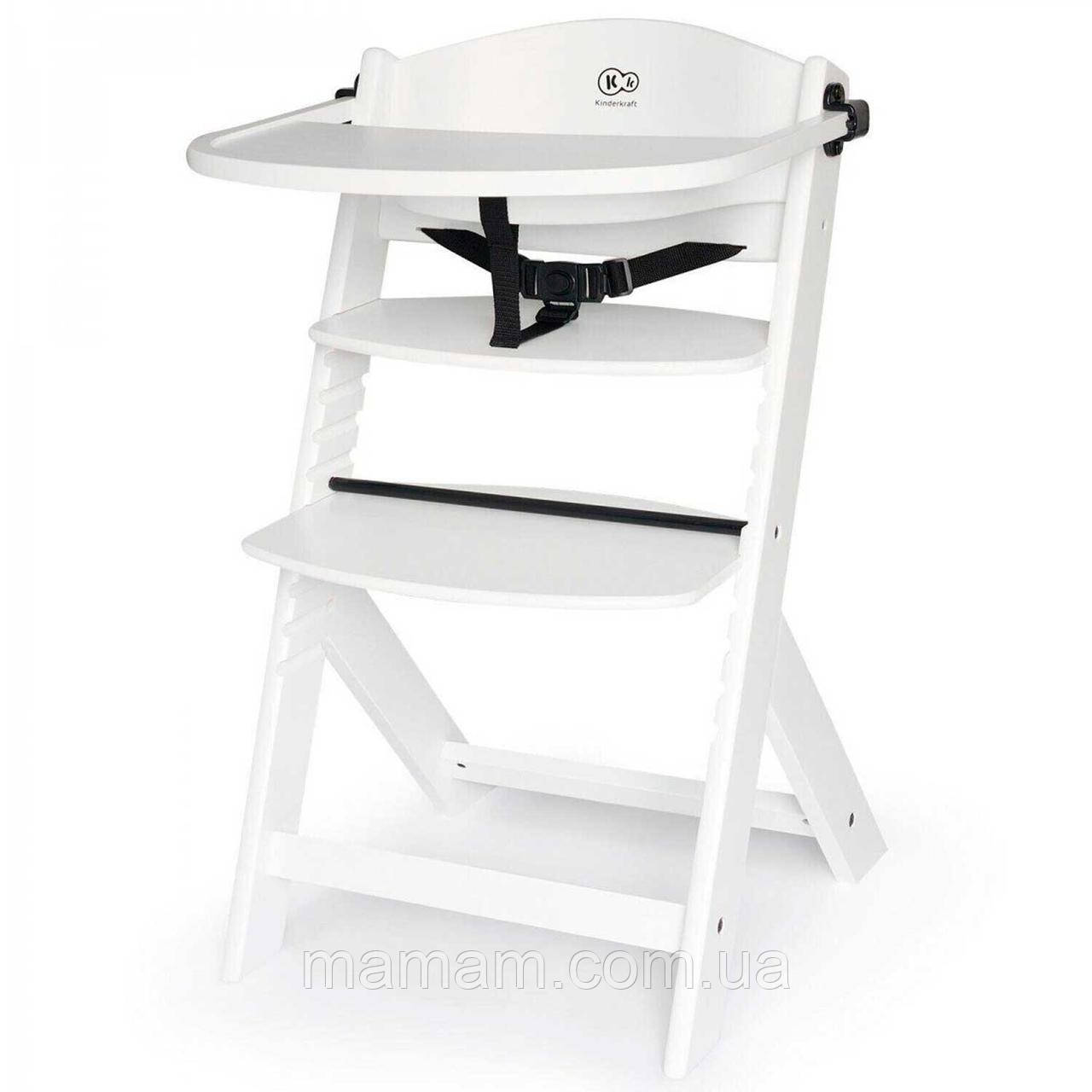 Стільчик для годування KinderKraft Enock White, фото 1