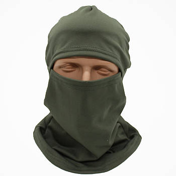 Літня балаклава Coolmax, Олива / Балаклава під шолом / Тактичний підшоломник / Шапка балаклава тонка