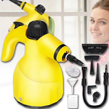 Пароочисник електричний на 350 мл потужністю 1500Вт з 5 насадками V-TEKK Steam Cleaner